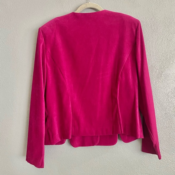 Vintage Women’s Jacket Size 18 Button Down Pink Sunshine Starshine - Picture 5 of 8